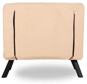 Fotoliu Extensibil Sando Single, Crem