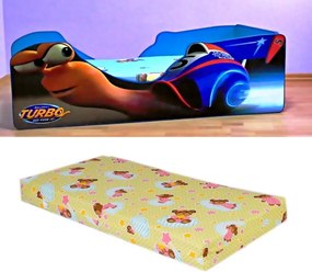 Pat "Turbo" cu saltea