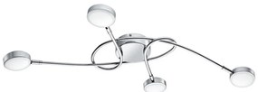 Eglo 32996 - Lustră aplicată SALTO 4xLED/5,4W/230V, crom lucios