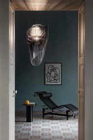 Lustra design Art Deco realizata manual Avia L Black Fade
