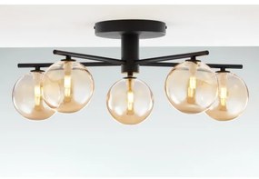 Lustră aplicată Jupiter 2047 PRATO 5xG9/10W/230V negru/bej