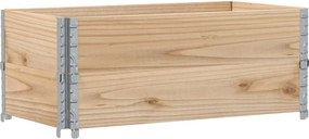 vidaXL Jardinieră de grădină, 100x50 cm, lemn masiv pin