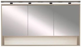 Dulap superior cu oglindă Luna 120, stejar Sonoma