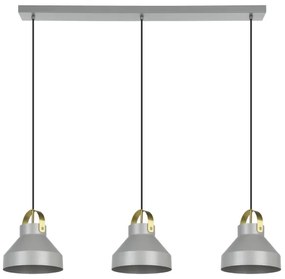 Lustră pe cablu Eglo 390227 ESTEPONA 3xE27/40W/230V gri
