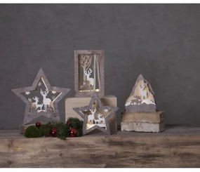 Decorațiune LED de Crăciun FAUNA 10xLED/0,03W/2xAA Eglo 410414