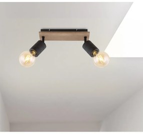 Aplica de perete/tavan minimalista cu 2 spoturi orientabile JOSELLA