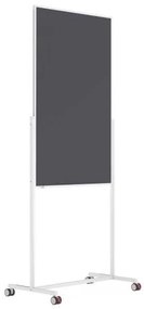 Tablă multifuncțională mobilă Magnetoplan Design 3în1, alb