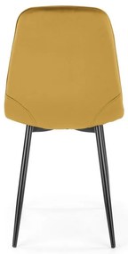 Scaun de bucaterie Lancaster, galben/negru