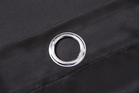 Draperie neagra OXFORD 140x250 cm Agatat: Inele metalice
