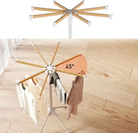 Uscător pliabil cu umerașe