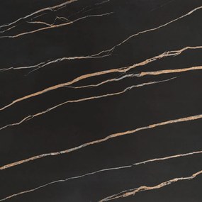 Masa de bucaterie Lozano, neagra/nuc