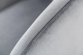 Scaun de birou elegant Dutch Comfort, catifea gri A-39350 VC