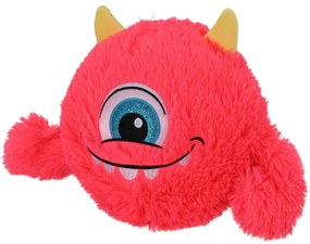 Minge gonflabilă cu blană Monster roz, diametru 23cm