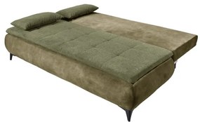 Canapea Extensibila Zita, Olive, 202 x 94 x 104 cm