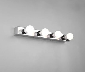 Aplică de perete argintiu-lucios Theatro – Trio