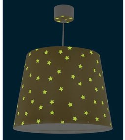 Lustră pentru copii STAR LIGHT 1xE27/60W/230V galbenă Dalber 82212A