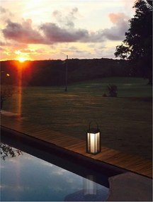 Lampa LED solara portabila iluminat exterior decorativ VERHAAL negru