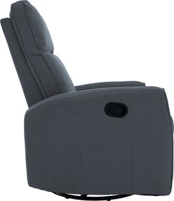Fotoliu rotativ de relaxare, gri, MEKENZI