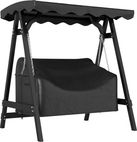 Outsunny Husă pentru leagăn de grădină 2 locuri, husă de protecție impermeabilă, rezistentă la vânt și la UV, material Oxford 420D | Aosom Romania