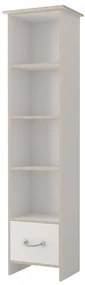 Raft Klaudia 01 (Alb + stejar sonoma). 1071438