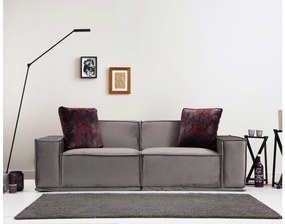 Canapea două locuri Legaletta 2 (gri). 1106645