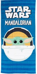 Star Wars Baby Yoda prosop de baie, prosop de plajă 70x140cm