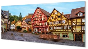 Tablouri pe sticlă Germania Old Town Bavaria