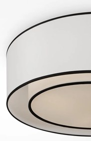 Plafoniera design modern Bergamo alb, negru