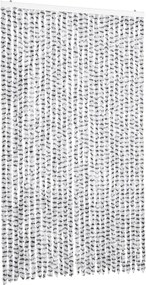 vidaXL Perdea de insecte gri deschis & gri închis 118x220 cm chenille