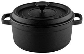 Cratita din fonta Muhler Tika MR-2448CI, 24x10,5 cm, 3,4 L, Inductie, Negru