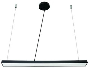 Lustră LED pe cablu LED/32W/230V 4000K d. 120 cm negru
