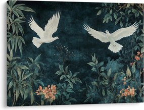 Tablou - Două porumbei (70x50 cm)