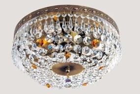 Lustra aplicata cristal Schöler design de lux Sheraton 45cm, antique brass