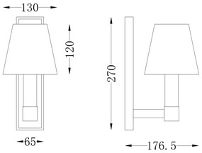 Aplica Tet-a-tet Maytoni E14, Negru, MOD104WL-01B, Germania