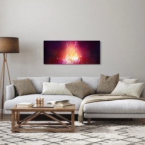Tablou cu floare de lotus (120x50 cm)