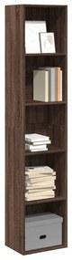 vidaXL Bibliotecă, stejar maro, 40x30x189 cm, lemn prelucrat