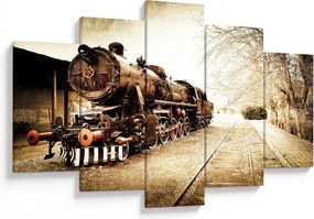 Tablou - Locomotiva istorică (150x105 cm)