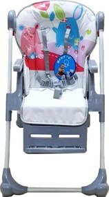 Scaun de masa pentru copii si bebe Baby Care™ CC reglabil in 3 trepte,pliabil, centura de siguranta, sezut comfortabil, masuta detasabila, pozitie