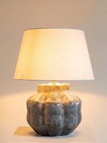 Lampa de masa, cu abajur din in si bumbac, Fleury