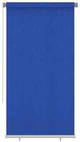 Jaluzea tip rulou de exterior, albastru, 120x230 cm, HDPE Albastru, 120 x 230 cm