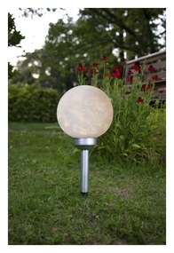 Lampadar solar LED pentru exterior Star Trading Luna, ø 20 cm