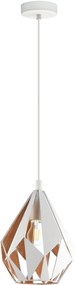 EGLO Lampa suspendata CARLTON alba 20,5/28/110 cm