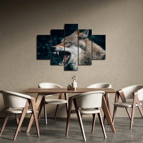 Tablou cu lup (150x105 cm)
