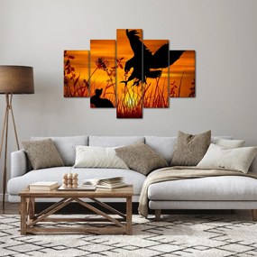 Tablou cu silueta prădătorului (150x105 cm)
