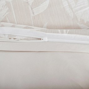 Lenjerie de pat din jacard Alabama bej, 140 x 200cm, 70 x 90 cm