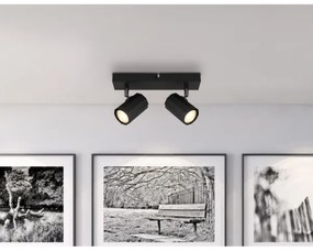 Spot Globo 57918-2B JAMES 2xGU10/25W/230V negru