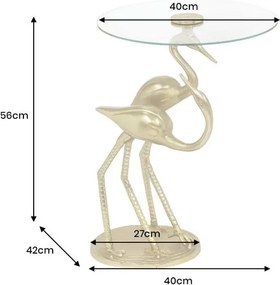 Masuta laterala design unic WILDLIFE CRANE 55cm