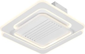 Osram - Plafonieră LED reglabilă cu ventilator, 55W/230V, alb + telecomandă