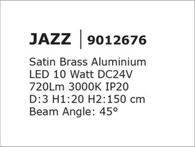 Accesoriu, Corp de iluminat pentru sina magnetica Buxton, Loop sau Sign, JAZZ 10 Watt alama