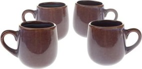 Căni mov 4 buc. pentru espresso din ceramică 100 ml – Dakls
